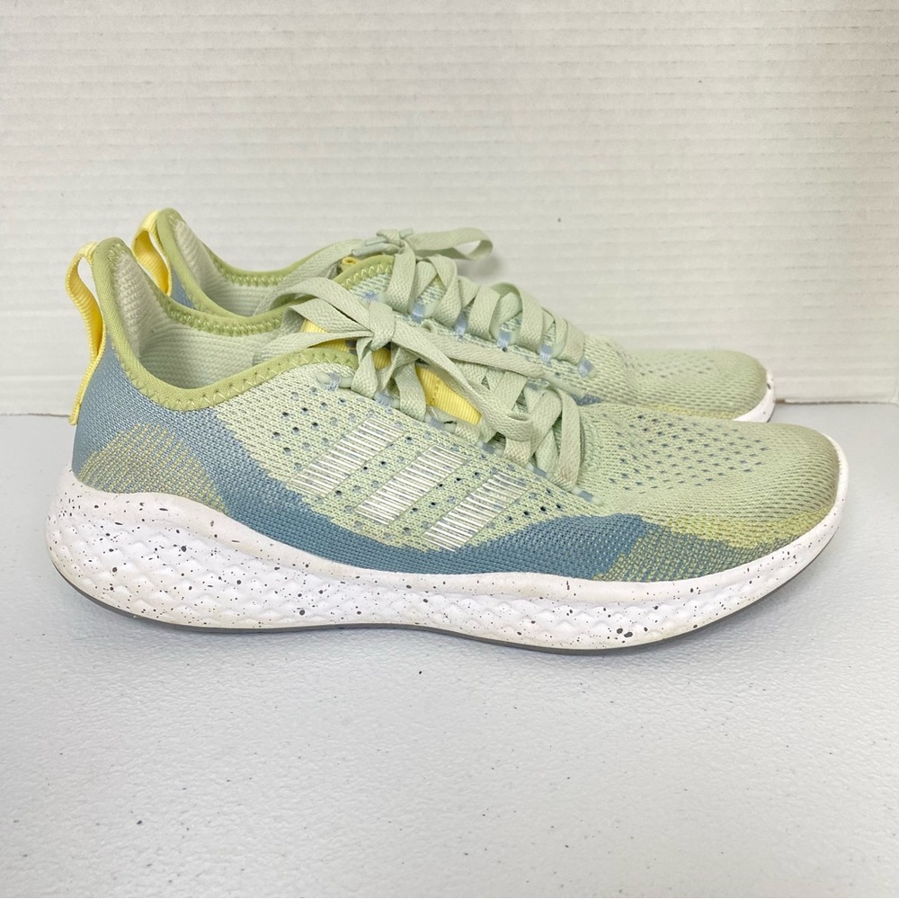 adidas Fluidflow 2.0 Women’s Size 7.5 Bounce Running Shoe Linen Green/Gray